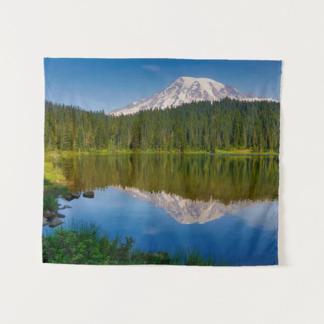 Tenture Mt. Rainier and Reflection Lake (Devant (Horizontal))
