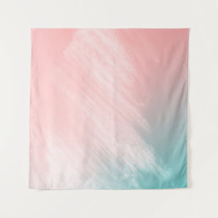 TENTURE MUR DE PASTEL ET DE MINT ABSTRAITS