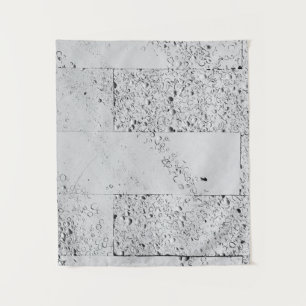 Tenture Mur en brique blanche