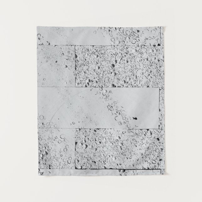 Tenture Mur en brique blanche (Devant)