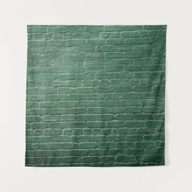 Tenture Mur peint en vert (Devant)