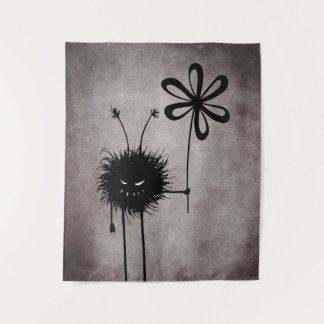 Tenture Murale Bug Fleur Malin - Vintage Créature Gothique