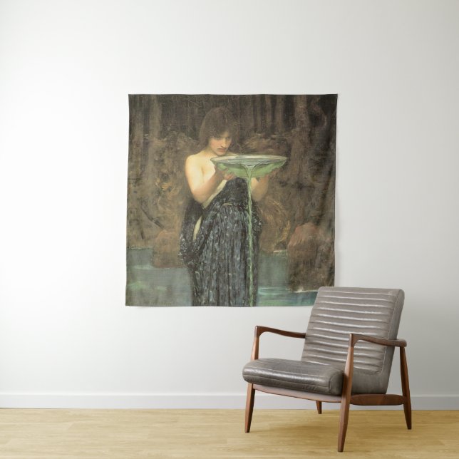 Tenture Murale Circe Invidiosa Par J W Waterhouse 1892 (En situation)