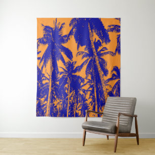Tenture Murale Design graphique des palmiers