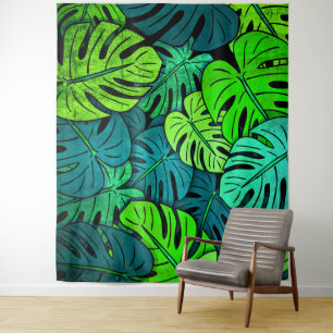 Tenture Murale Feuilles tropicaux extra grand