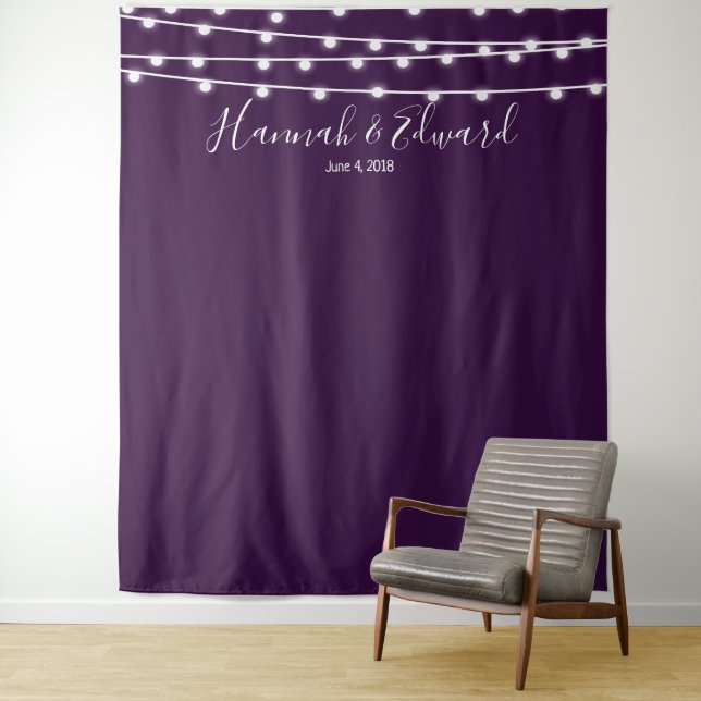 Tenture Murale Fond de mariage, accessoire de photo, arrière-plan (En situation)