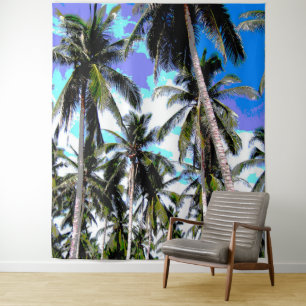 Tenture Murale Graphisme Tropical Palm Trees Design