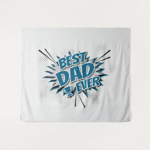 Tenture Murale Meilleur papa jamais