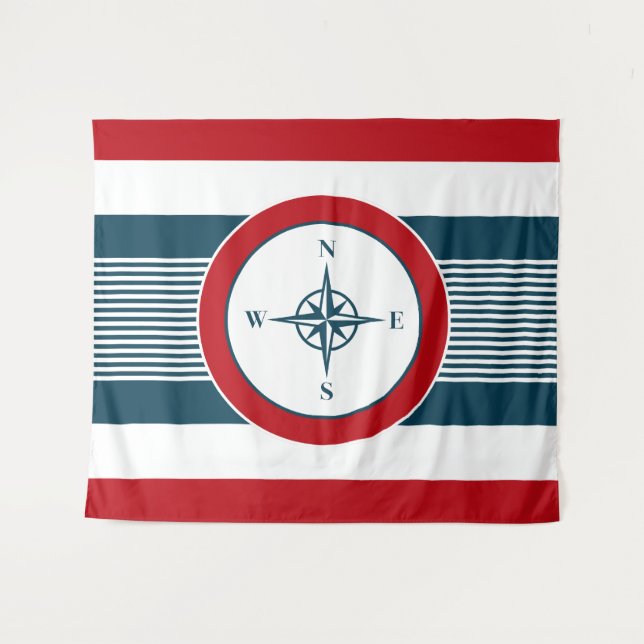 Tenture Murale Nautical design (Devant (Horizontal))