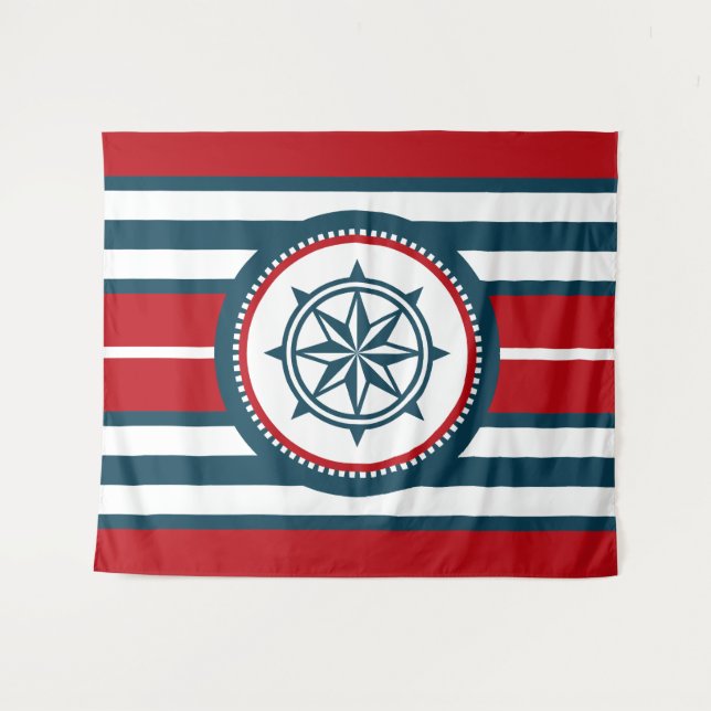 Tenture Murale Nautical design (Devant (Horizontal))