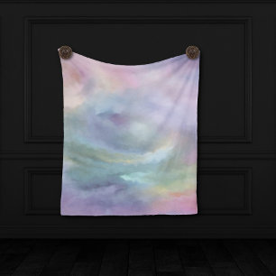 Tenture Murale Pastels Fantaisistes   Marbrure Arc-en-ciel Rêveur