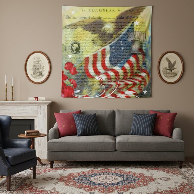 Tenture Murale Patriotique (Créateur téléchargé)