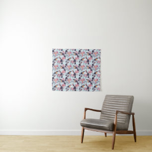 Tenture Murale Toucans avec les fleurs exotiques