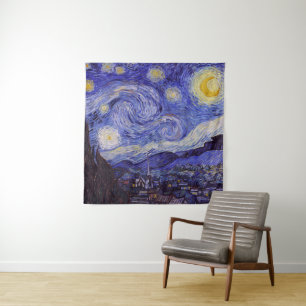 Tenture Murale Vincent Van Gogh Starry Nuit Vintage Art