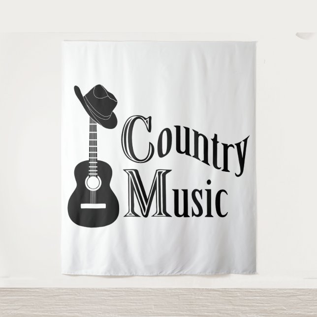 Tenture Musique country (Devant)