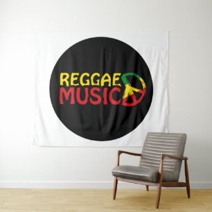 Tenture Musique reggae - model2b-circle-black