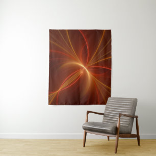 Tenture Mystique Abstrait Fractal Art Moderne Couleurs cha