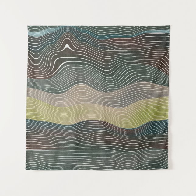 Tenture Natural Hills : Motif paysager (Devant)