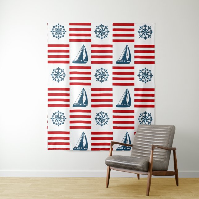 Tenture Nautical design (En situation)