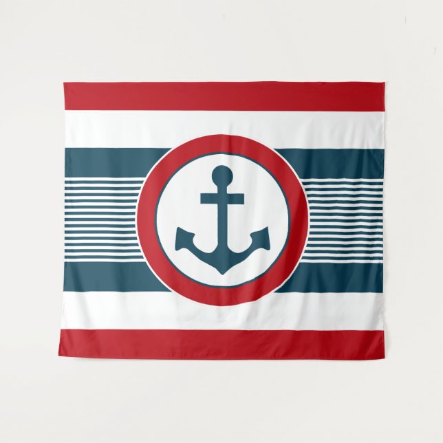 Tenture Nautical design (Devant (Horizontal))