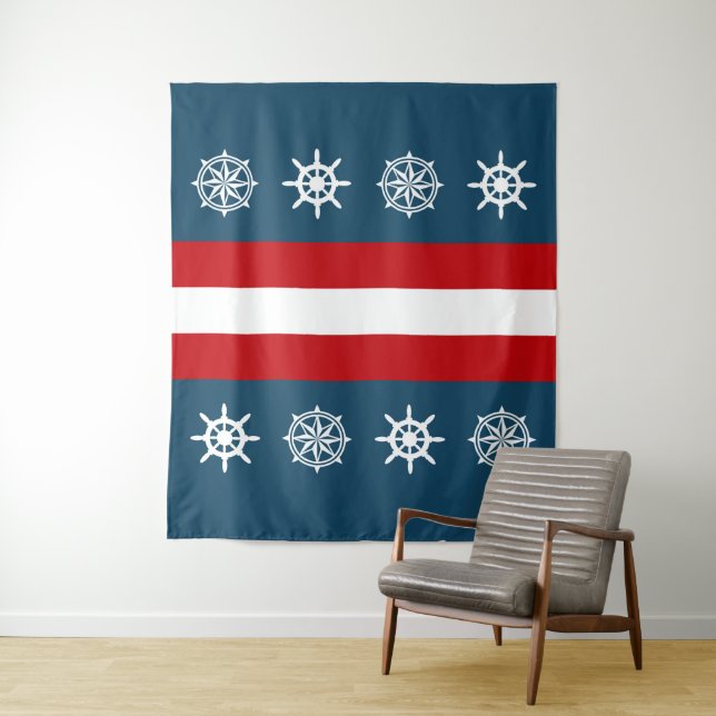 Tenture Nautical themed design (En situation)