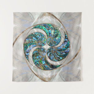 Tenture Nautilus Shell - Abalone et Pearl