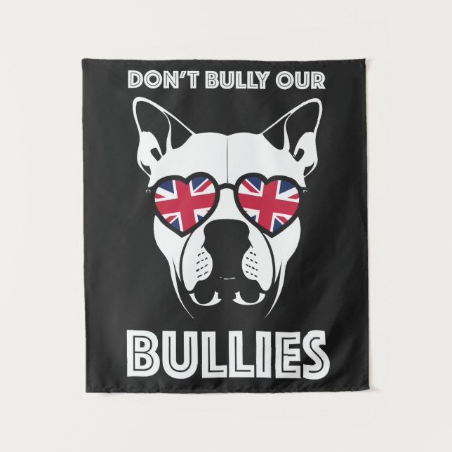 Tenture ne intimidez pas nos brutes (Devant)