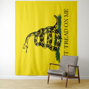 Tenture Ne pas taper sur le drapeau de Me Gadsden
