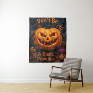 Tenture Ne sois pas un Citrouille de base, Halloween drôle