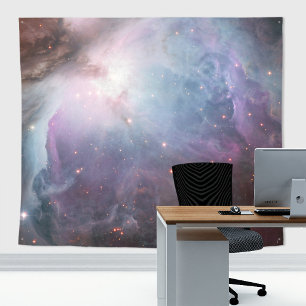 Tenture Nébuleuse Orion Astronomie bleu Violet rose ciel é