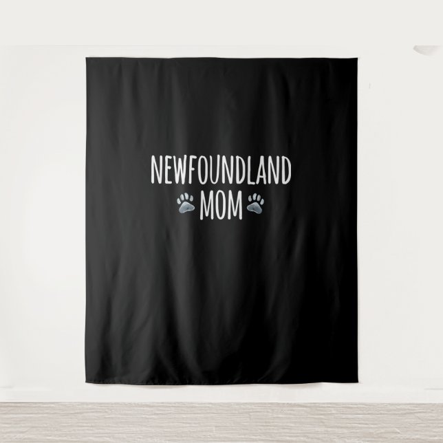 Tenture Nefoundland dog | dolover paws givraws (Devant)