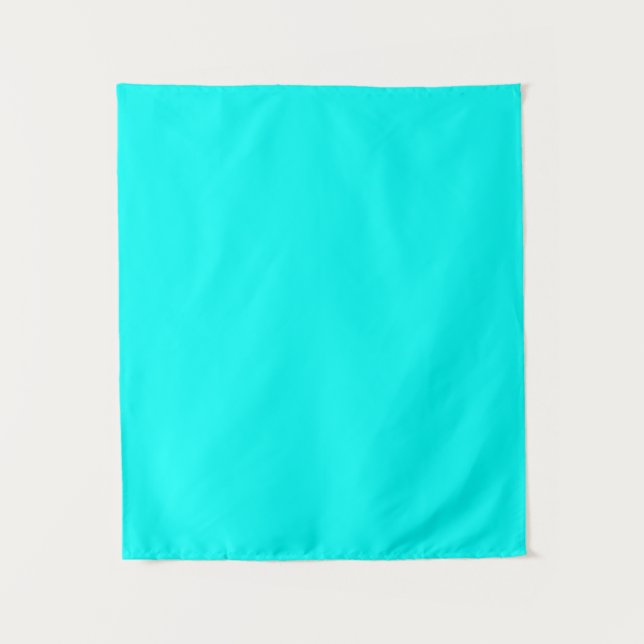 Tenture Néon turquoise clair tonalité moderne tendance (Devant)