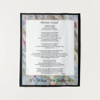 Tenture Nicene Creed Tapestry Christian Credo Decor