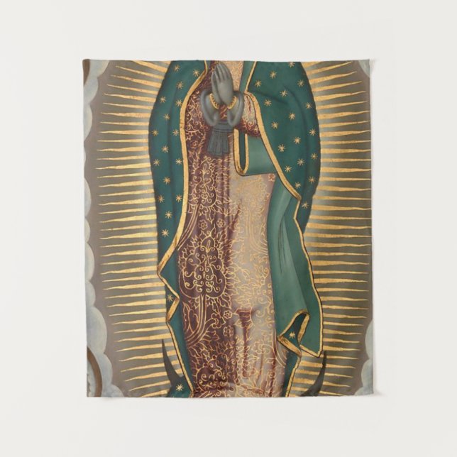Tenture Nicolas Enrquez The Virgin Of Guadalupe (Devant)