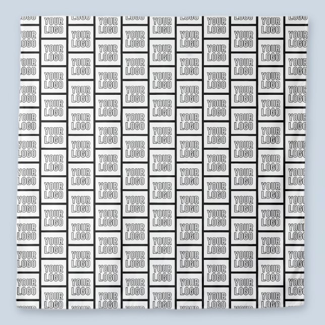 Tenture N'importe quel Motif de répétition de logo ou d'im (Créateur téléchargé)
