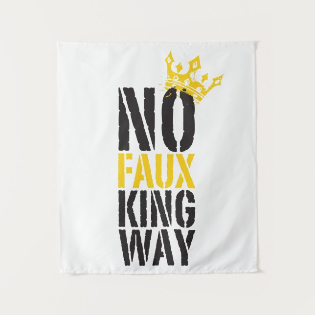 Tenture no faux king way (Devant)