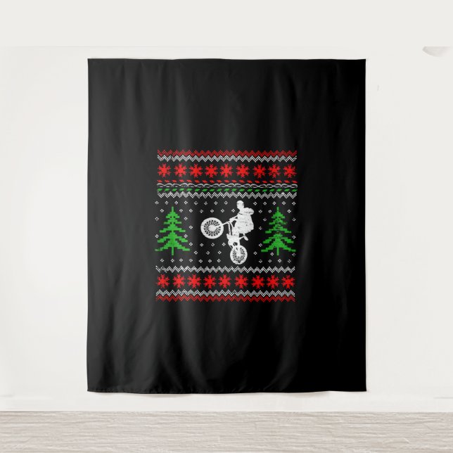 Tenture Noël BMX (Devant)