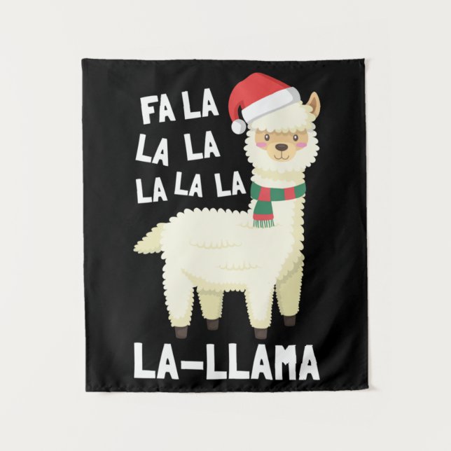 Tenture Noël Fa La Llama Essentiel (Devant)