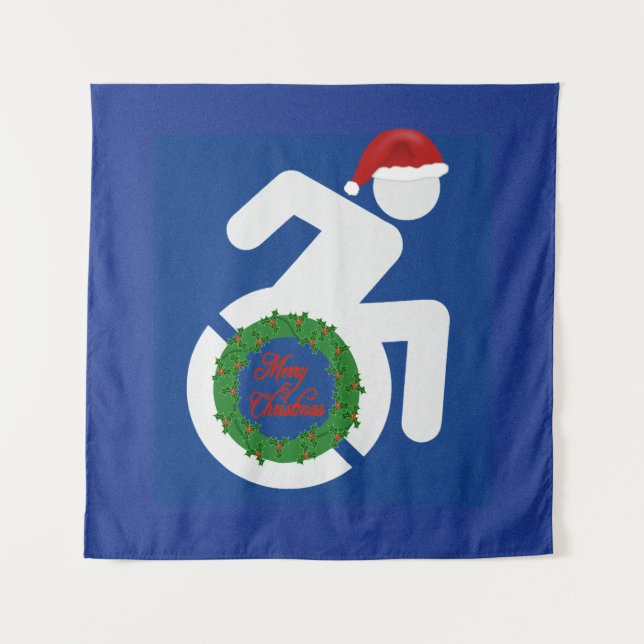 Tenture Noël Handicapé (Devant)