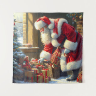 Tenture Noël Père Noël 3