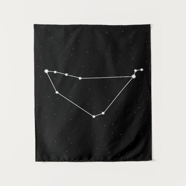 Tenture Noir moderne et Pentecôte de constellation de (Devant)