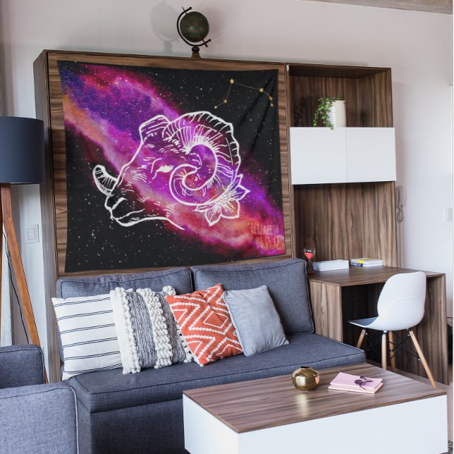 Tenture Nom de la constellation de la galaxie Bélier Signe (Créateur téléchargé)