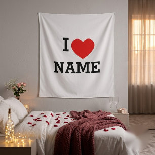Tenture Nom du coeur
