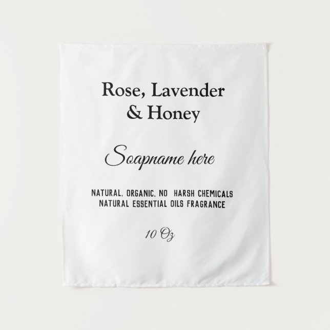 Tenture nom du savon poids site internet ingrédients détai (Devant)