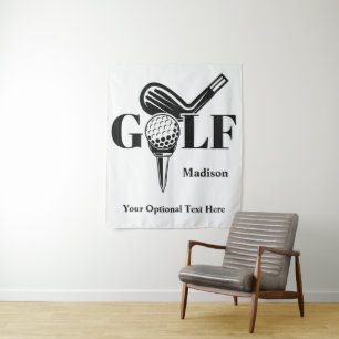 Tenture Nom personnalisé Golf