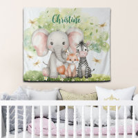 Nom personnalisé Jungle Animaux libellules
