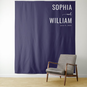 Tenture Noms Minimalistes de la Marine Sophistiqués
