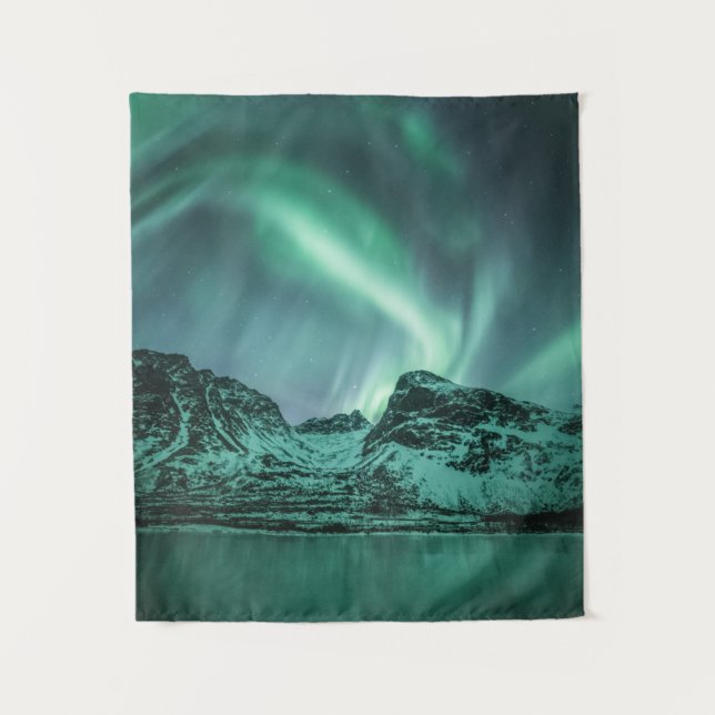 Tenture Northern Lights Nature Photo (Devant)