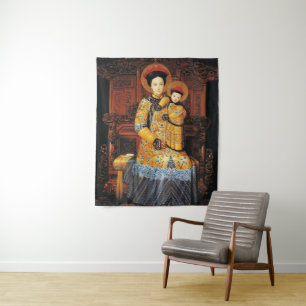 Tenture Notre-Dame de la Chine (中 华 圣 母, 中 聖 華) Vierge chi