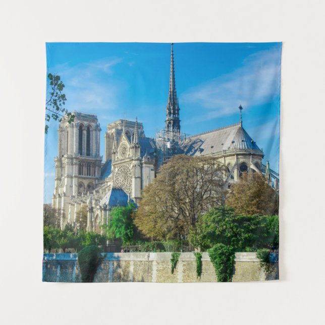 Tenture Notre Dame de Paris en France (Devant)